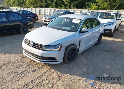 2017 Volkswagen Jetta 1.4T S из США, поврежденный, VIN 3VW2B7AJ1HM329086